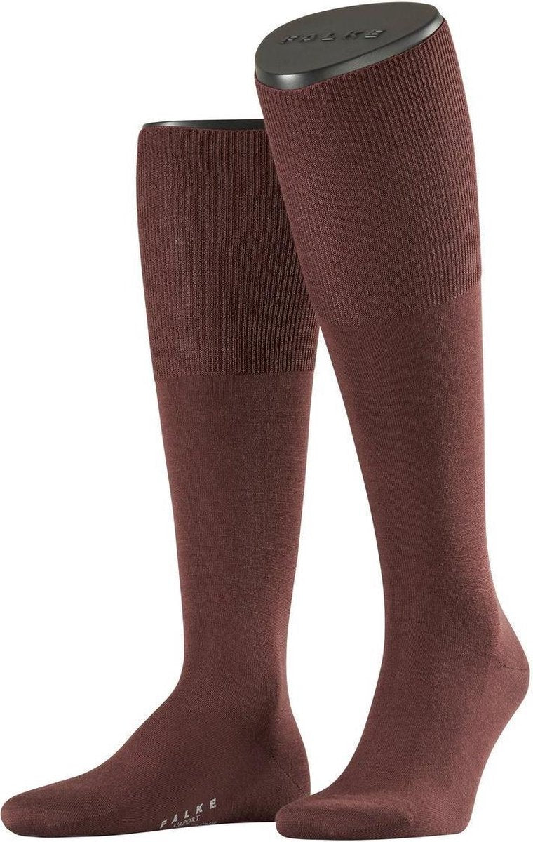 FALKE Airport Heren Kniekous 15435 - Rood 8344 mahogany Heren - 39-40