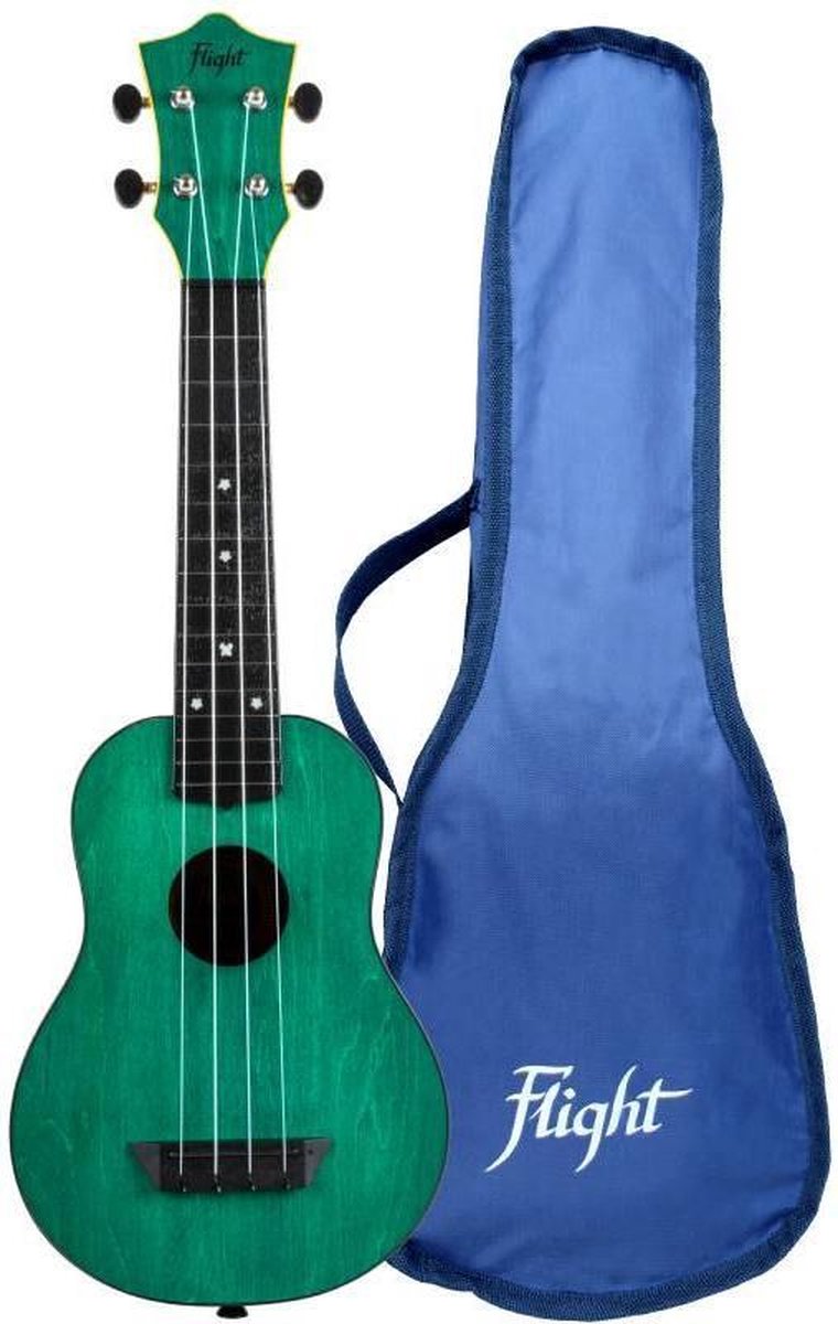 Flight Sopraan Ukelele - Travel Series - Groen - TUS35 GR