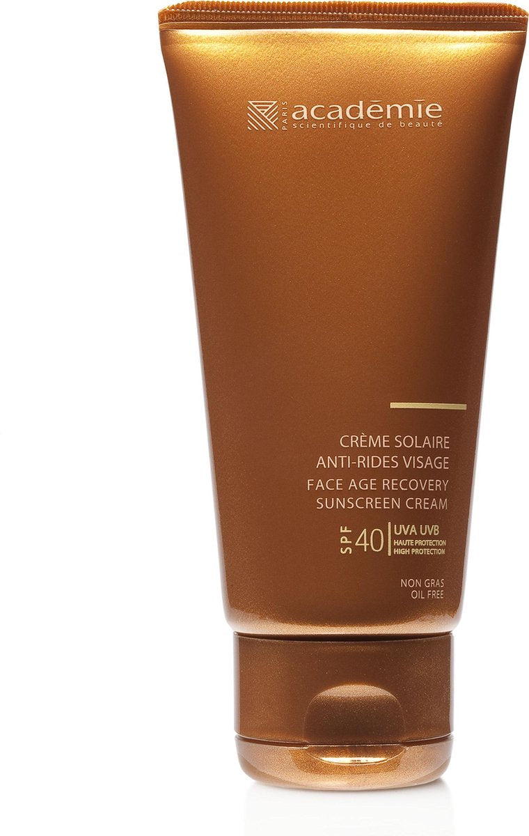 Academie Crème Solaire Anti-Rides Visage Haute Protection SPF40