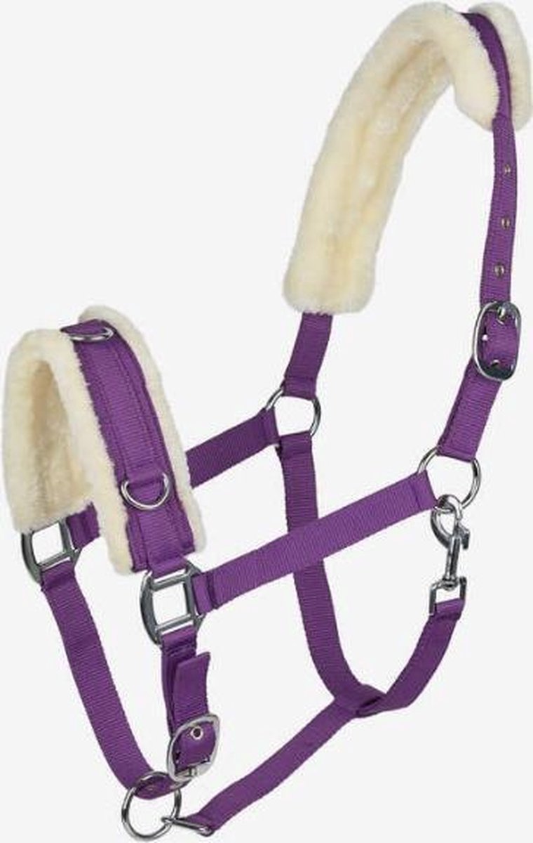 Horze halster kaptoom - paars - pony