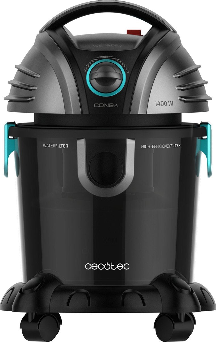 Cyclonische Stofzuiger Cecotec Conga Wet&Dry TotalClean 15 L 1400W Zwart