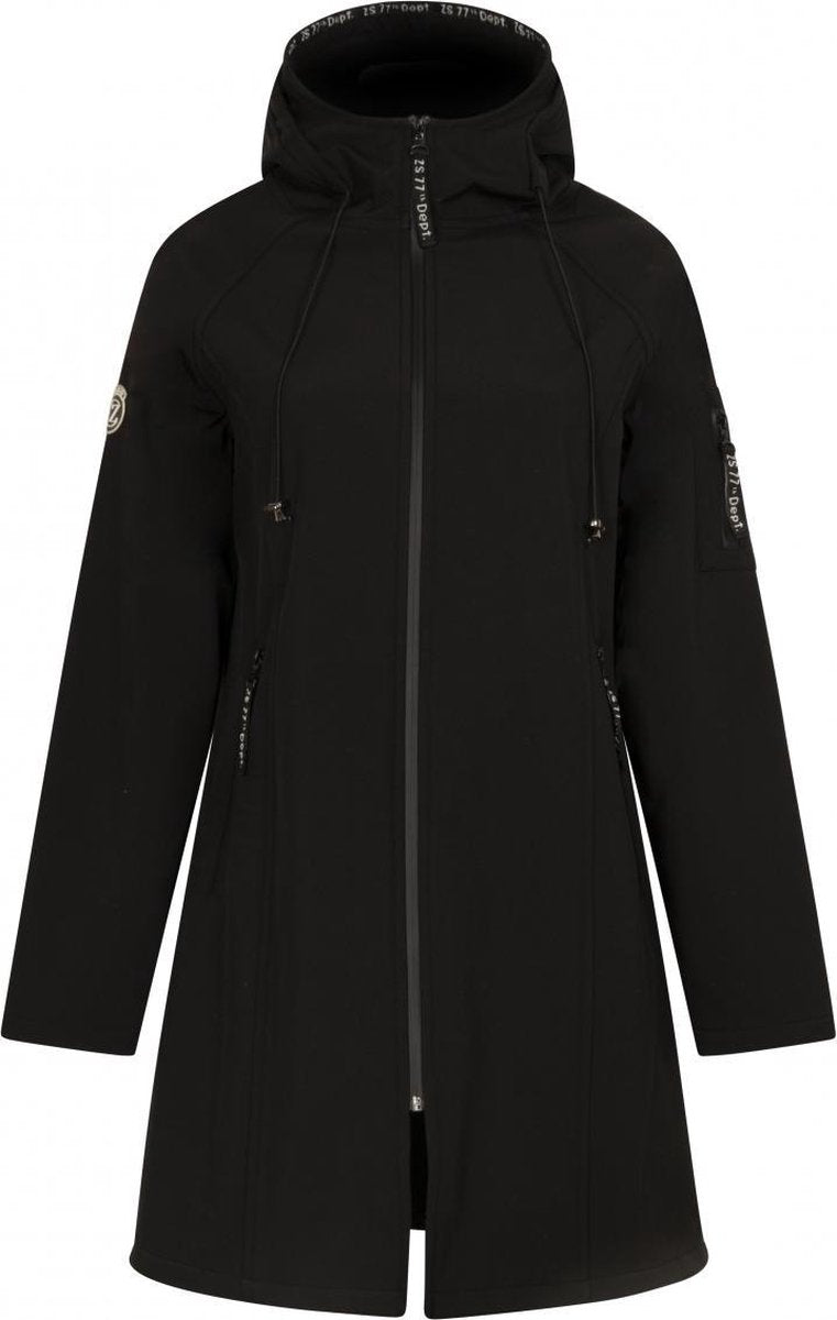 Zoso Outdoor dames soft shell jas zwart