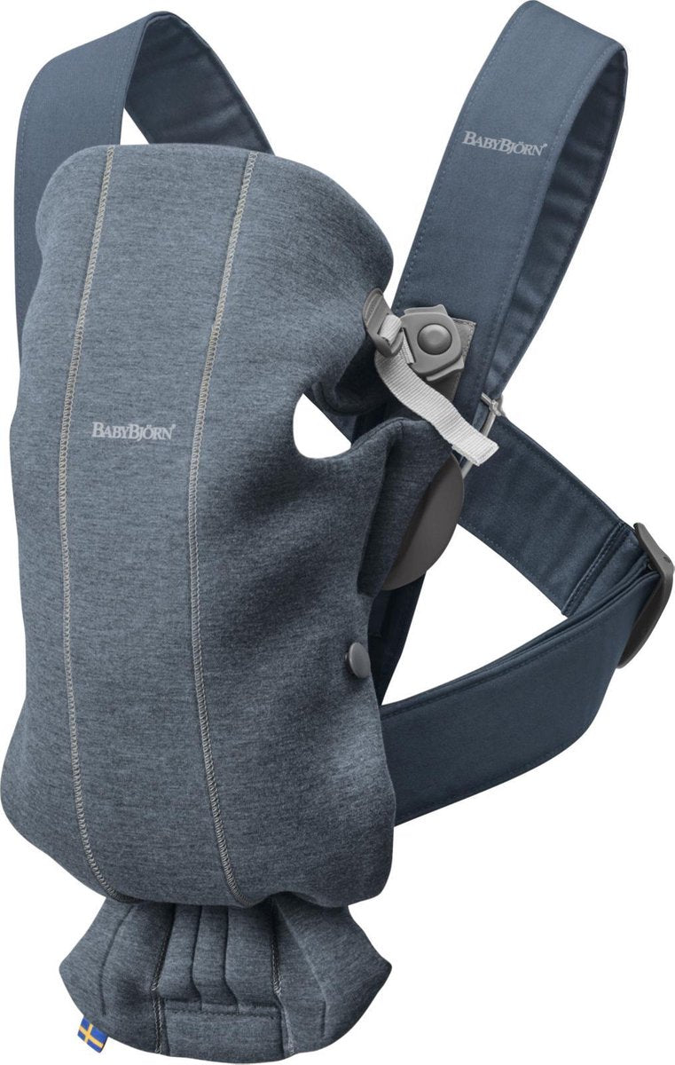 BABYBJÖRN Draagzak Mini - Duifblauw 3D Jersey