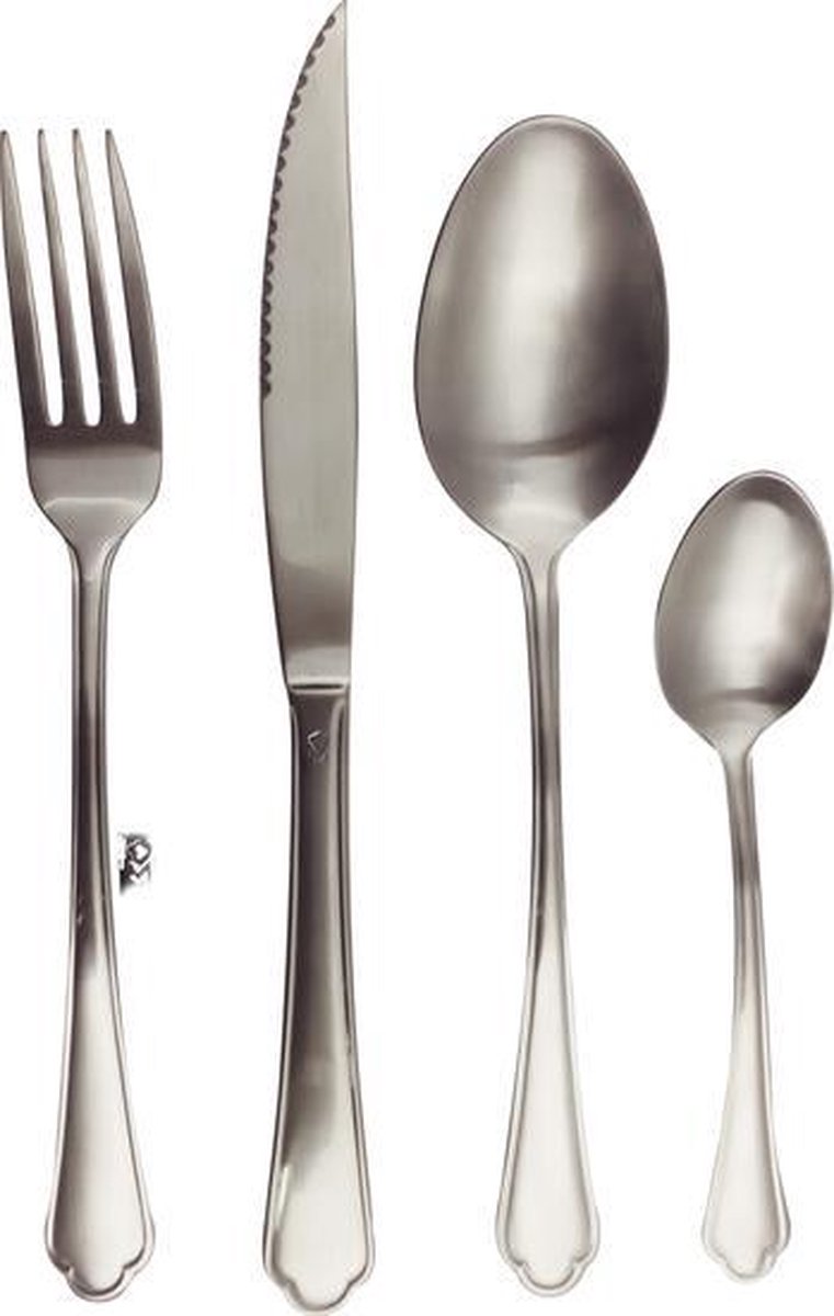 Bestek Masterpro Gravity Roestvrij staal Ziverachtig (16 pcs)