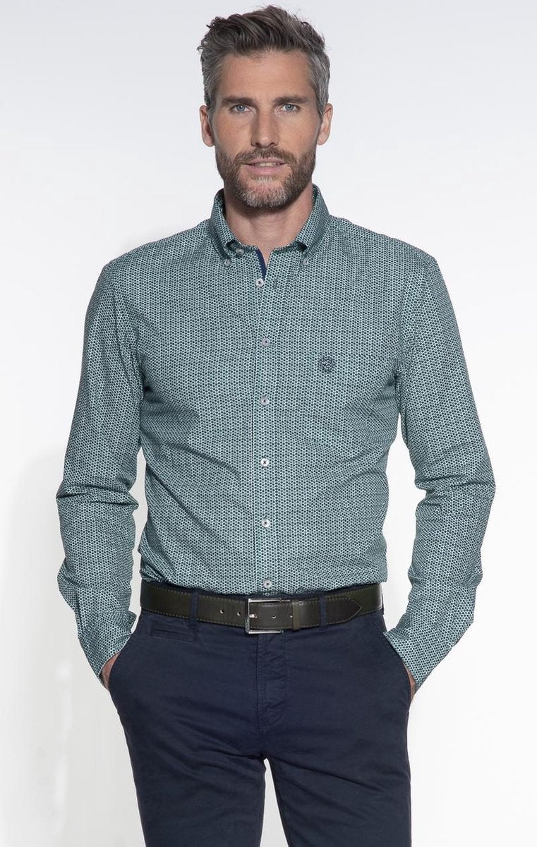 Campbell Classic Casual overhemd lange mouw