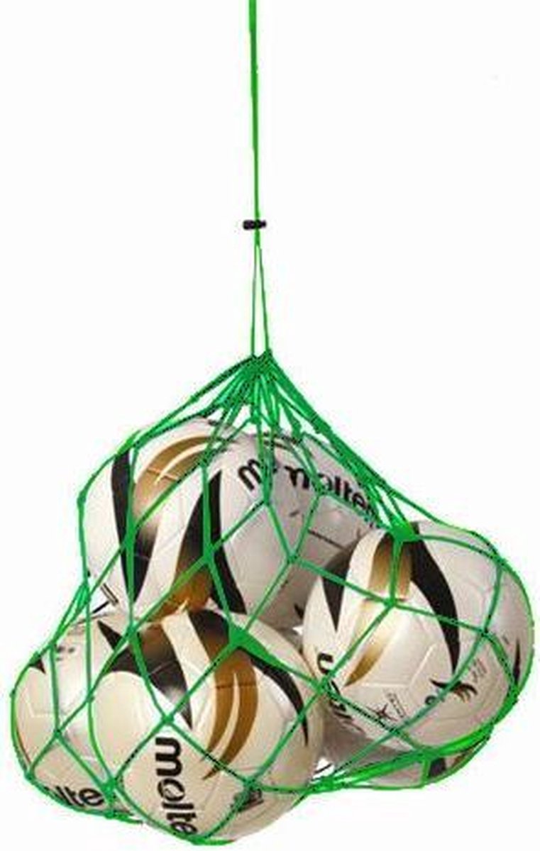 Sportec Nylon Draagnet 2/4 Ballen Groen