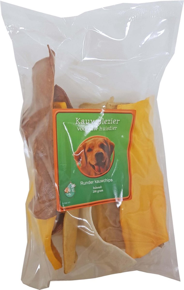 Runder kauwchips multi-flavor 200 gram
