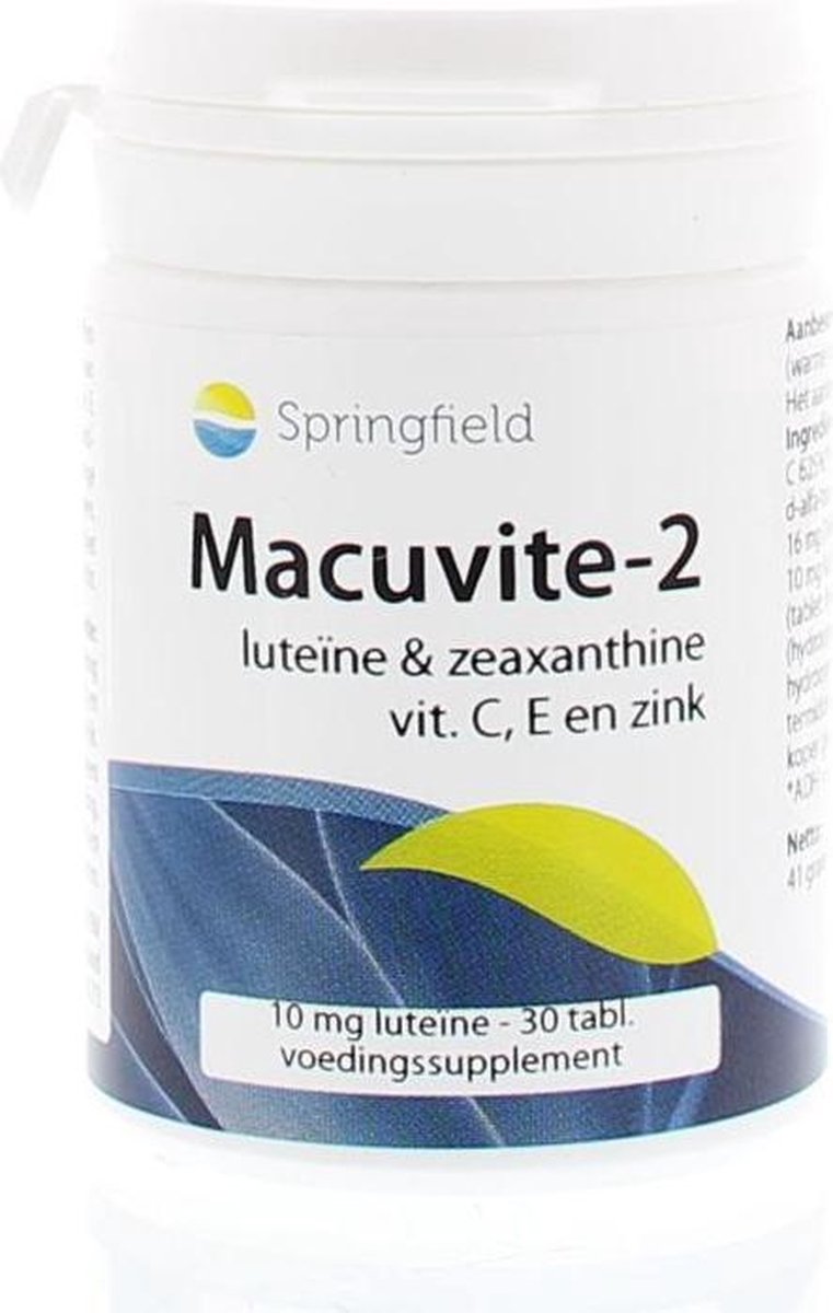 Springfield Macuvite-2 - Carotenoïden - Voedingssupplement