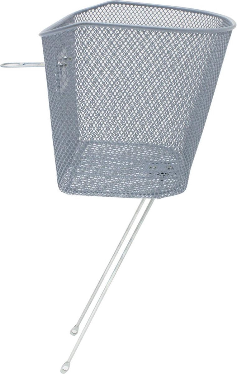 M-wave Fietsmand - Staal - 26-28 Inch - Zilver Balhoofd 1 Inch