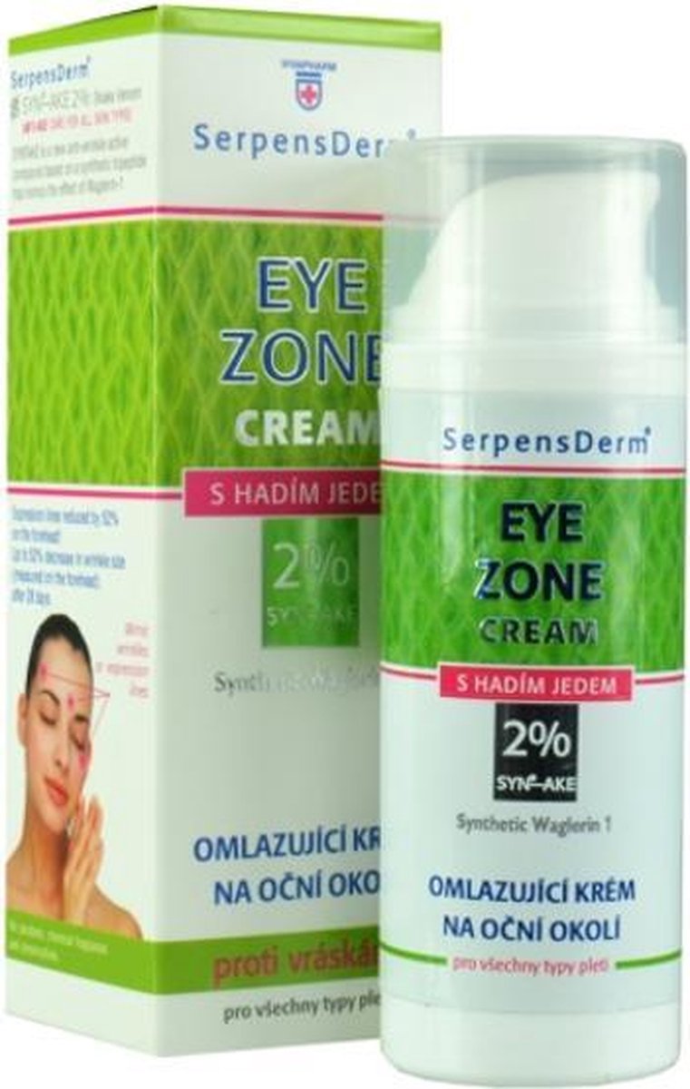 SerpensDerm® Oogcrème met Snake Venom - 40ml -  Anti-Aging - effectief tegen bestaande en nieuwe rimpelvorming - Ontspannend en herstellend effect