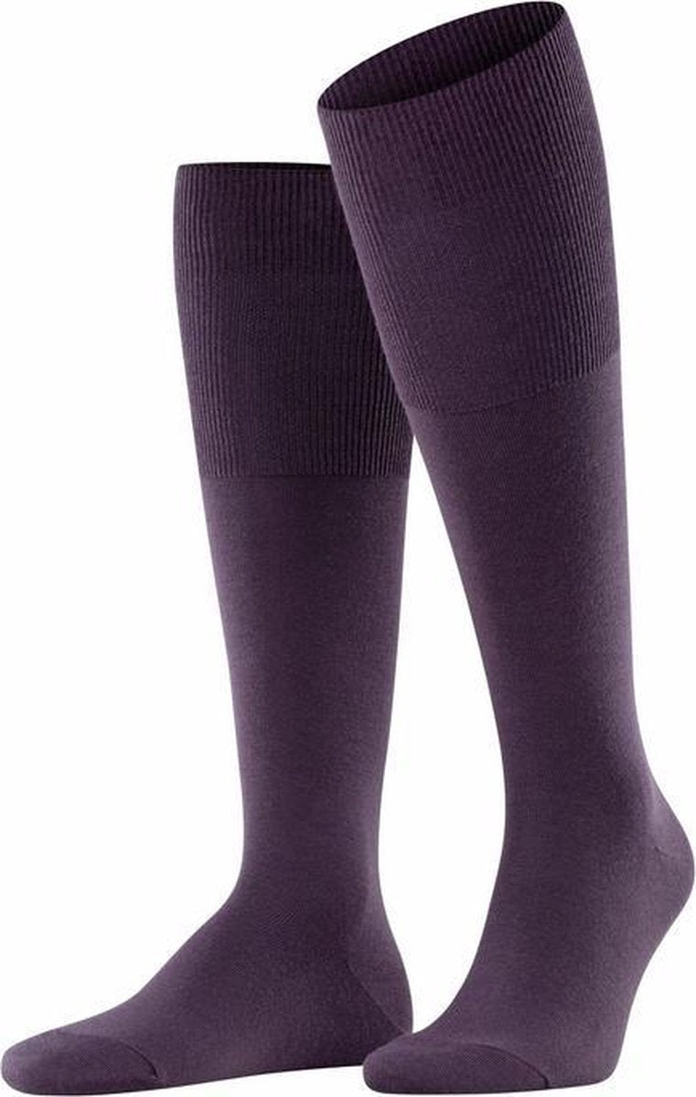 FALKE Airport Heren Kniekous 15435 - Grijs 8136 violetonyx Heren - 39-40