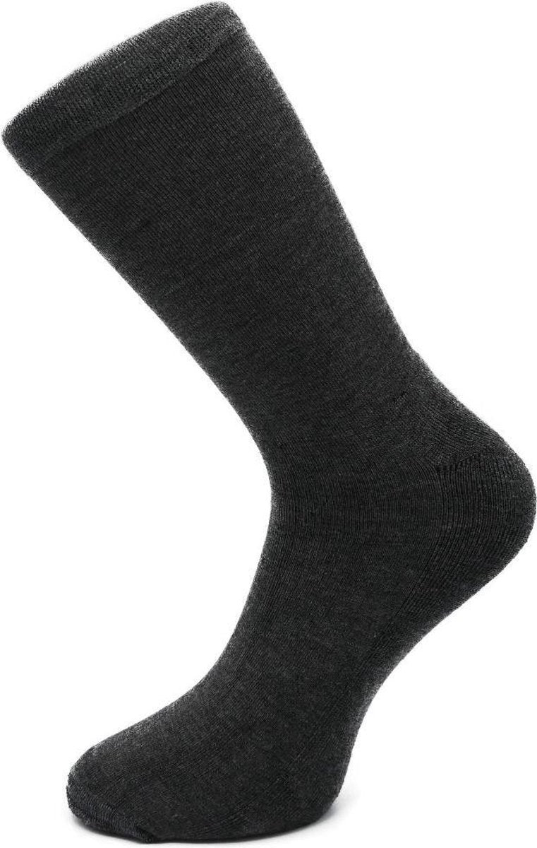Boru Bamboe Sokken Terry Foot Grijs 3 paar-43/45