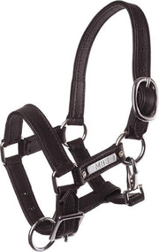 MHS Leren Halster Soft Baby Zwart