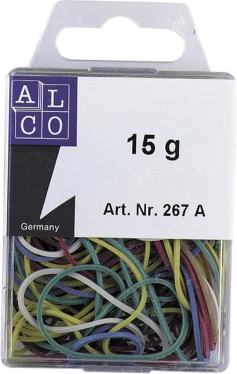 Elastieken Alco 20-50mm ass. - doos 15 gram