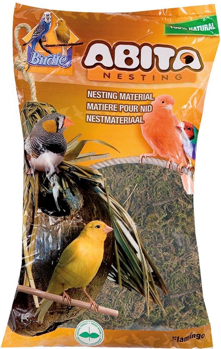 Vogelnestmateriaal Natuurmos - Bruin - 100 gr