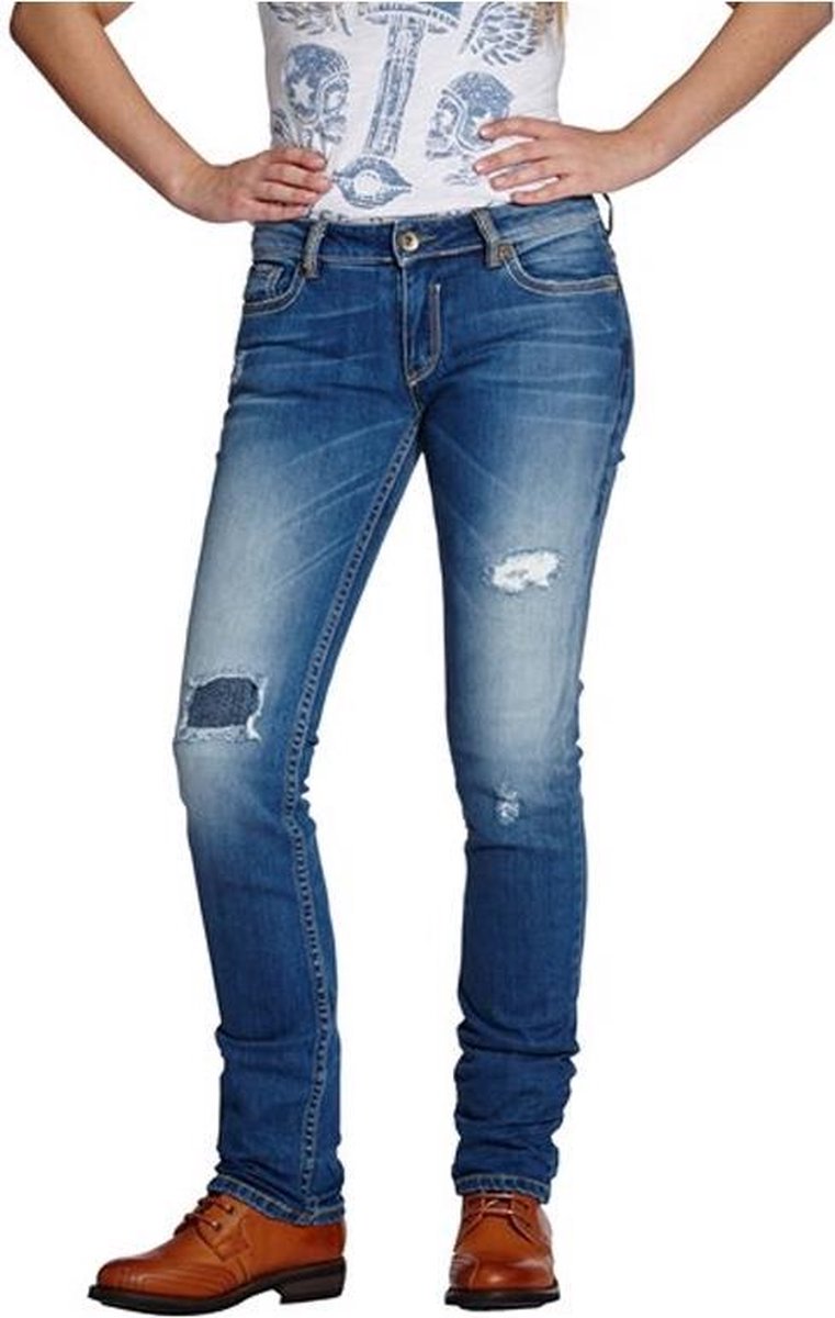 ROKKER The Diva Distressed Motorcycle Jeans L32/W31