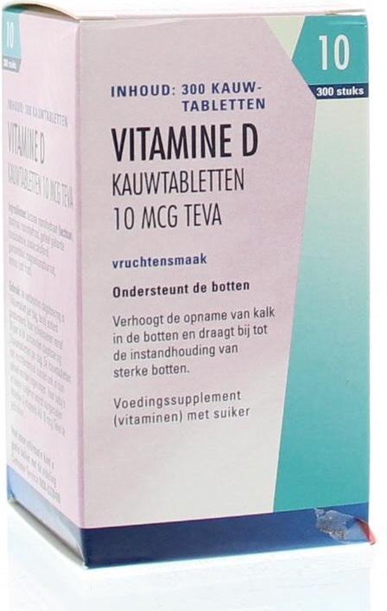 Vitamine D 10 Mcg 400Ie - 300Tb