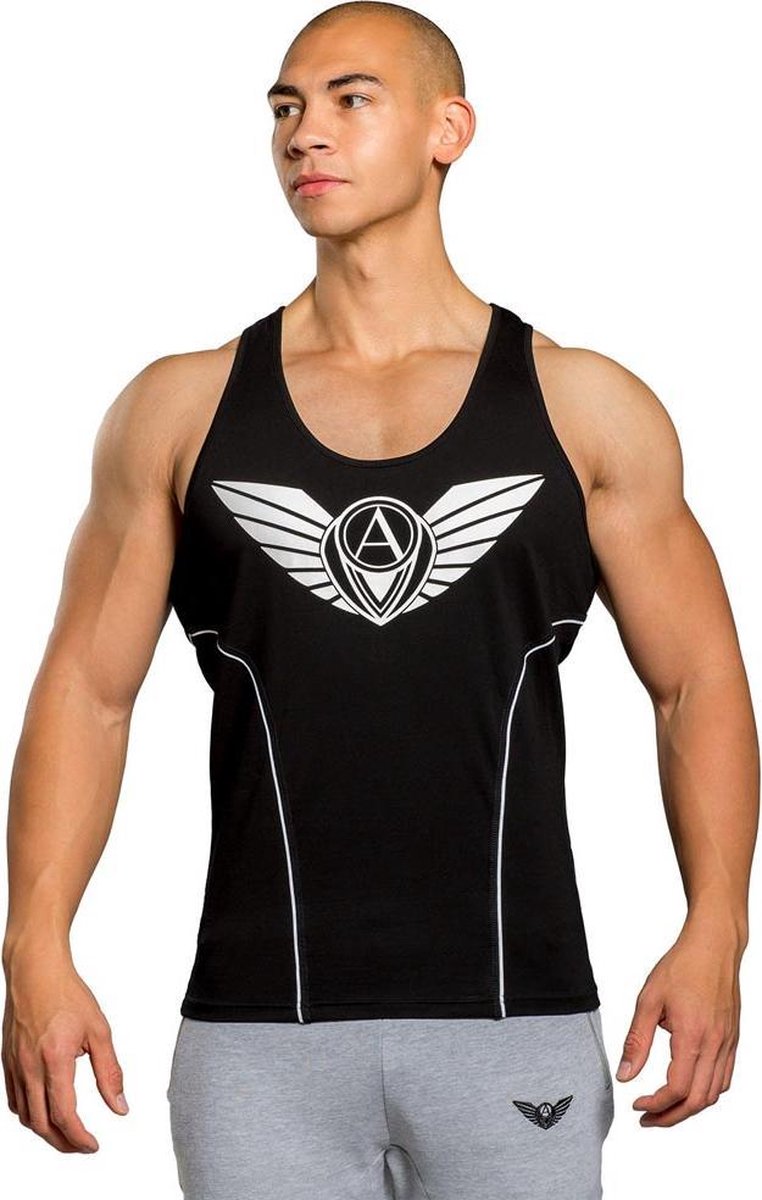 Aero wear Ascender - Tanktop - Zwart - L (5cm kortere uitvoering)