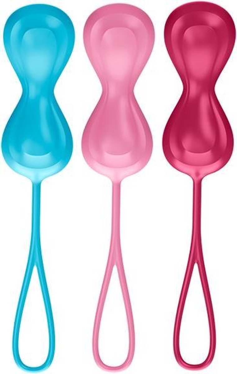 Satisfyer Power Balls - Kegel Balls - 3 stuks -  Rood