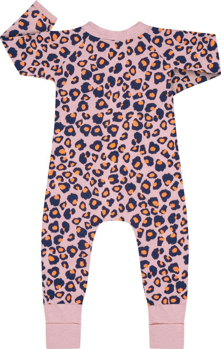 DIM BABY Zipped Pyjama -Roos gevlekt- Maat 68 cm