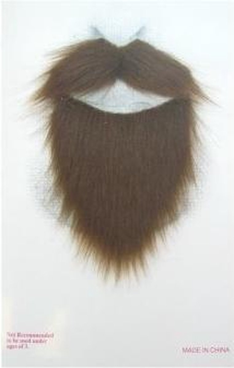 Snor + baard professor bruin