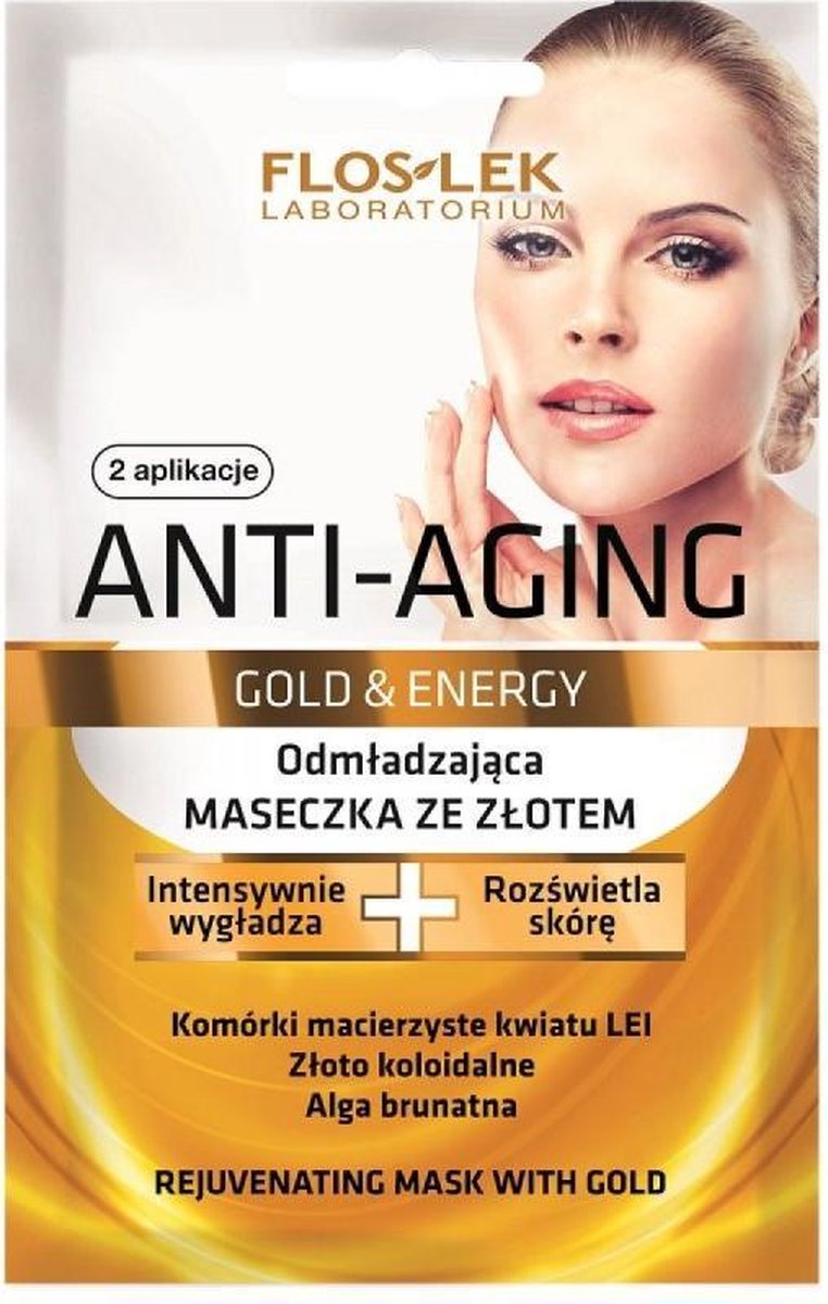 Floslek - Anti-Aging Gold & Energy Rejuvenating Mask From Gold 2X5Ml