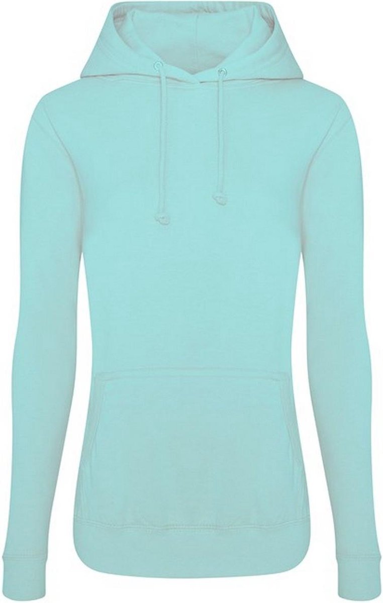 Awdis Gewoon Hoods Vrouwen/dames Girlie College Pullover Hoodie (Pepermunt)