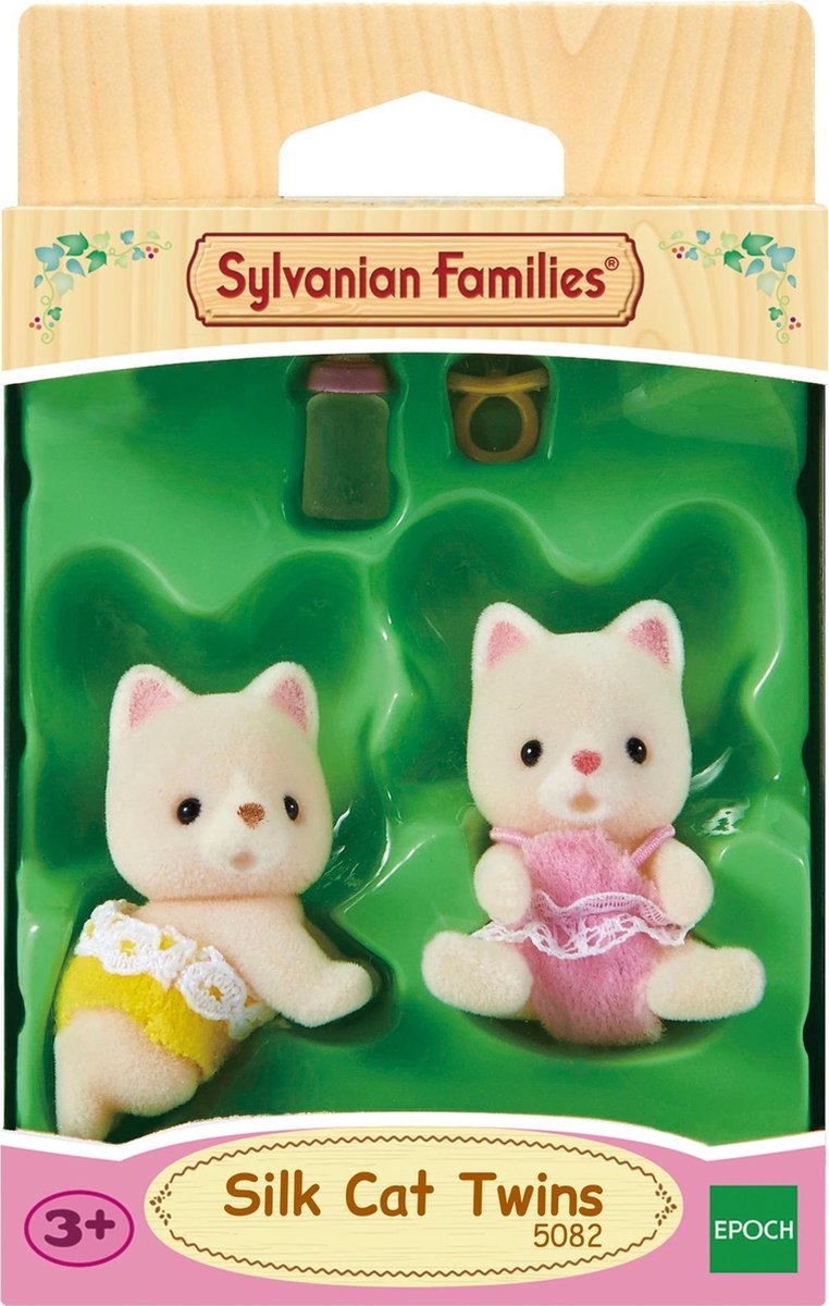 Sylvanian Families 5082 Tweeling Zijdekat  - Speelfigurenset