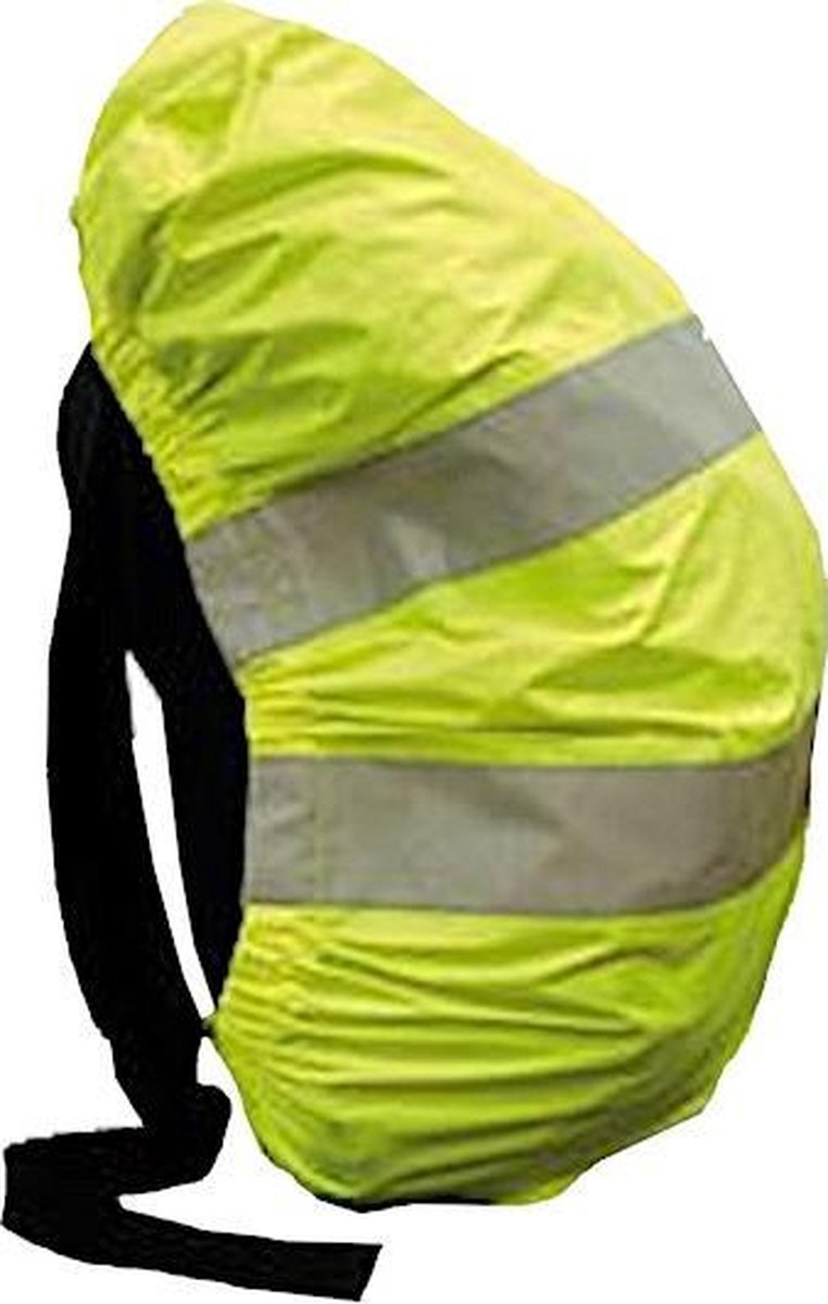 L2s Regenhoes Visicover Reflectie Geel 35/55 L