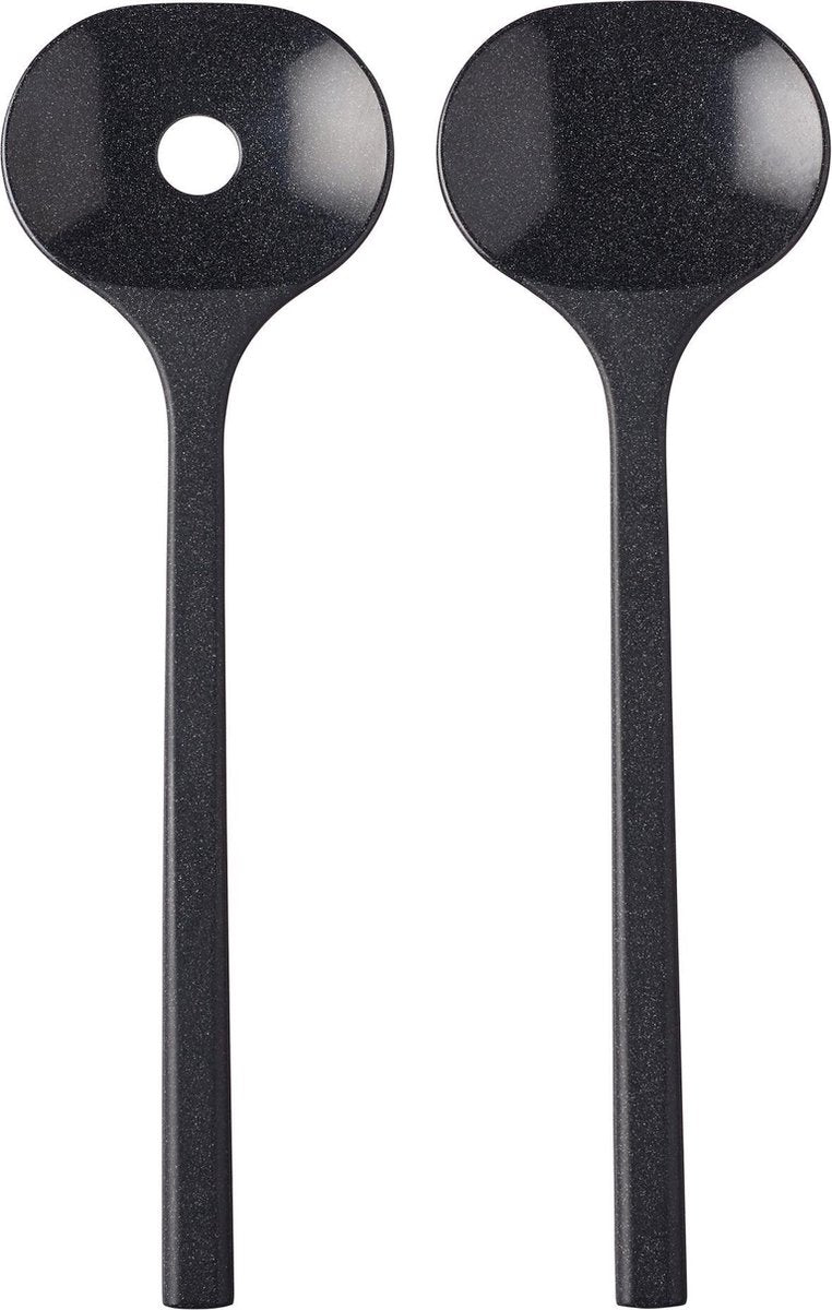 Mepal Saladebestek Bloom Pebble Black 2-Delig