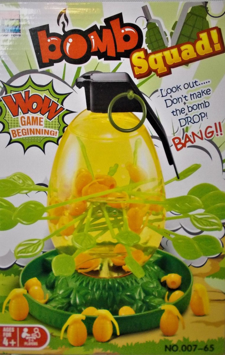 Gezelschapspel - Spel - Bommenspel - actiespel