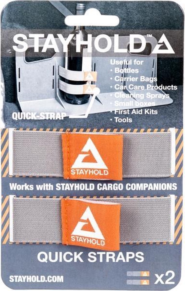 Stayhold Quick-straps Elastische Riem 25 Cm 2 Stuks