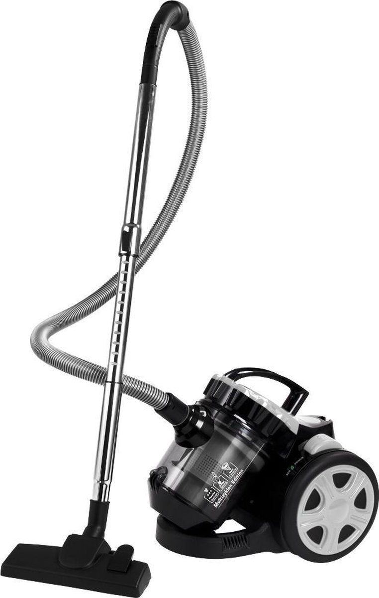 Stofzuiger zonder zak - Multicycloon HJX-1306 Basic Line silber - 900W - HEPA