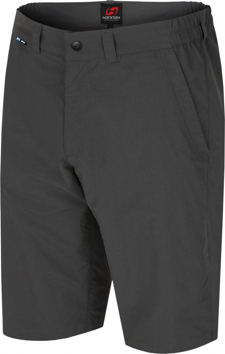 Hannah Korte Broek Kenley Heren Synthetisch Donkergrijs Mt Xl