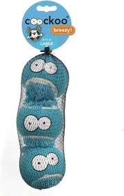 Coockoo Tennisball breezy large 3pcs Blauw 7