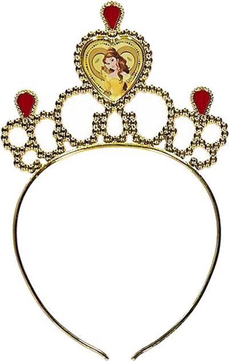 Belle en het Beest Beauty and the Beast tiara kroontje kroon diadeem prinsessenkroon