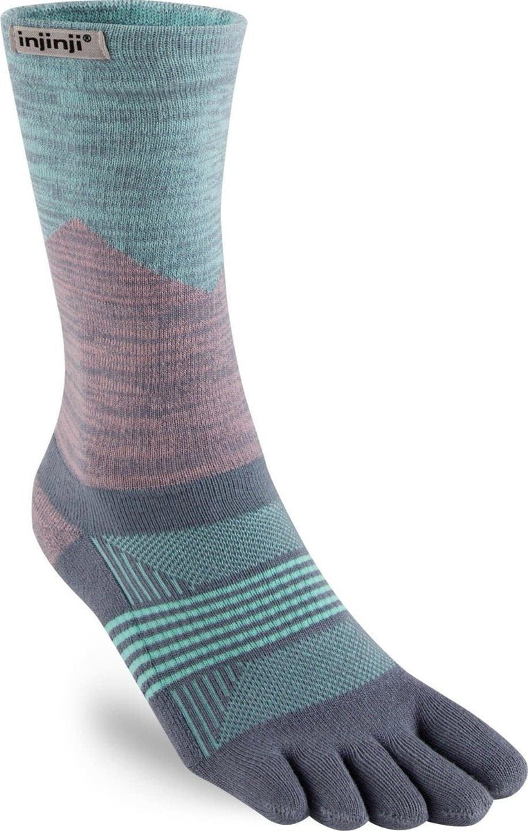 Injinji Trail Midweight Crew Coolmax Dames 213171 - Meerkleurig quartz Dames - M-L=40