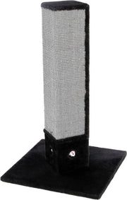 Krabpaal 4 hoeken "Zwart" (80cm) - krabpaal voor grote katten - krabpaal voor katten