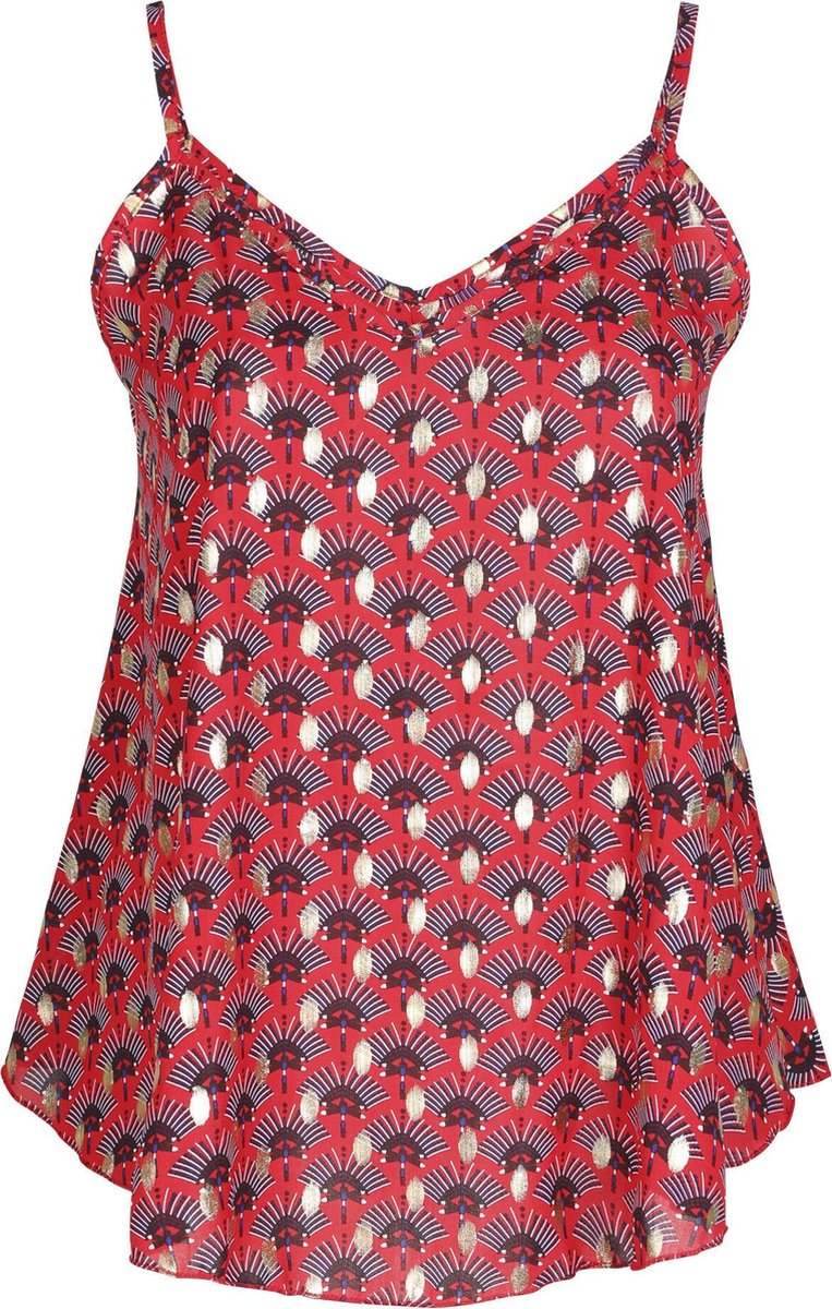 Bedrukte top Filou in viscose