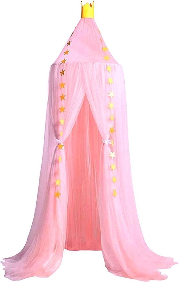 Klamboe Baby – Hemeltje – Roze – Met Sterren