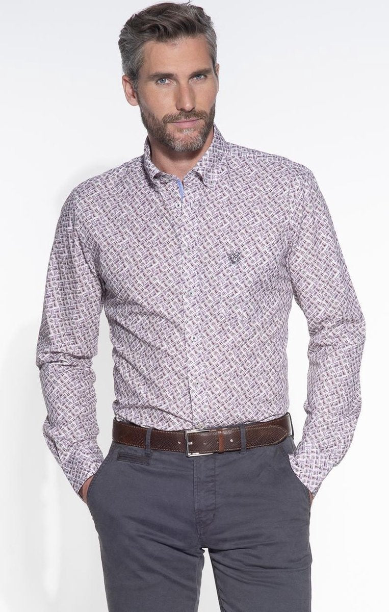Campbell Classic Casual overhemd lange mouw