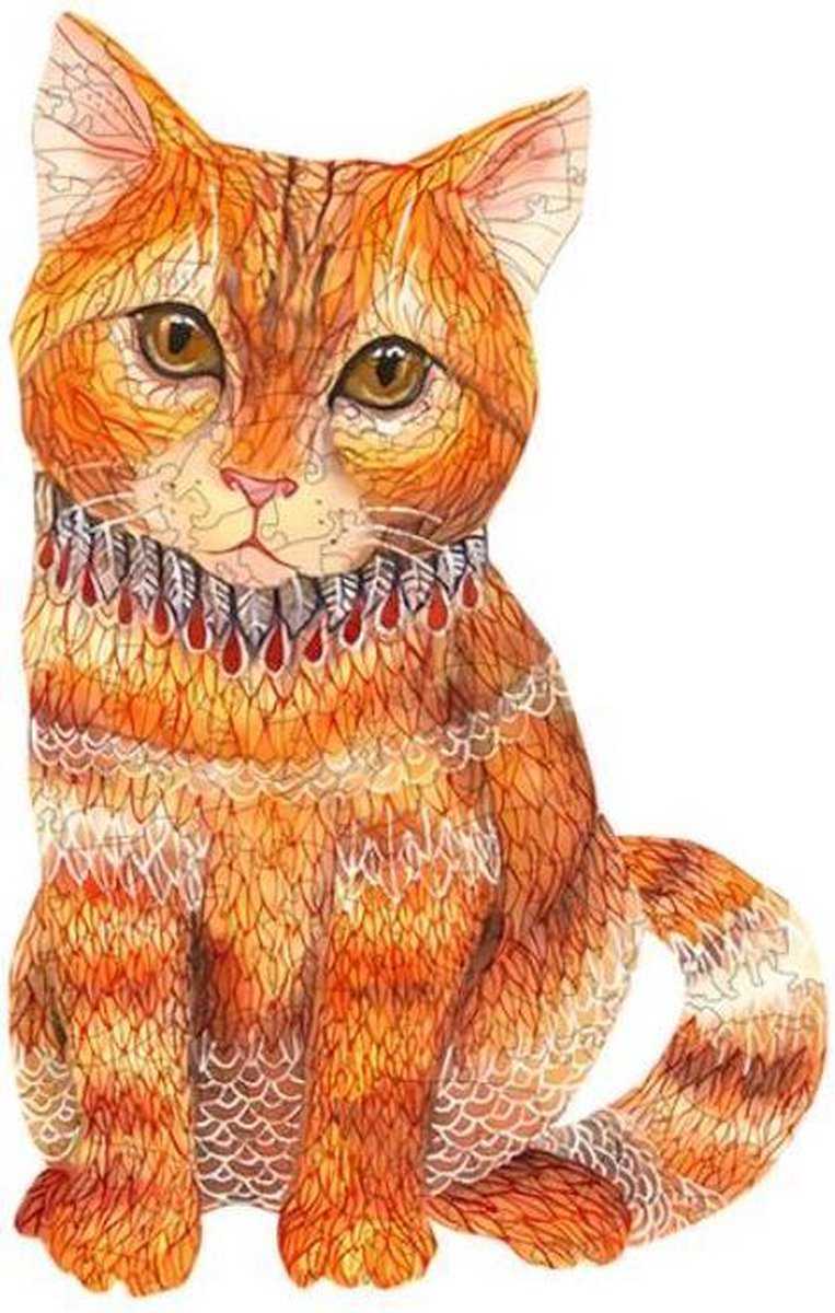 Jigsaw houten puzzel kat A3 | houten puzzel | 185 stukjes | dierenpuzzel| meer dan 50 verschillende modellen