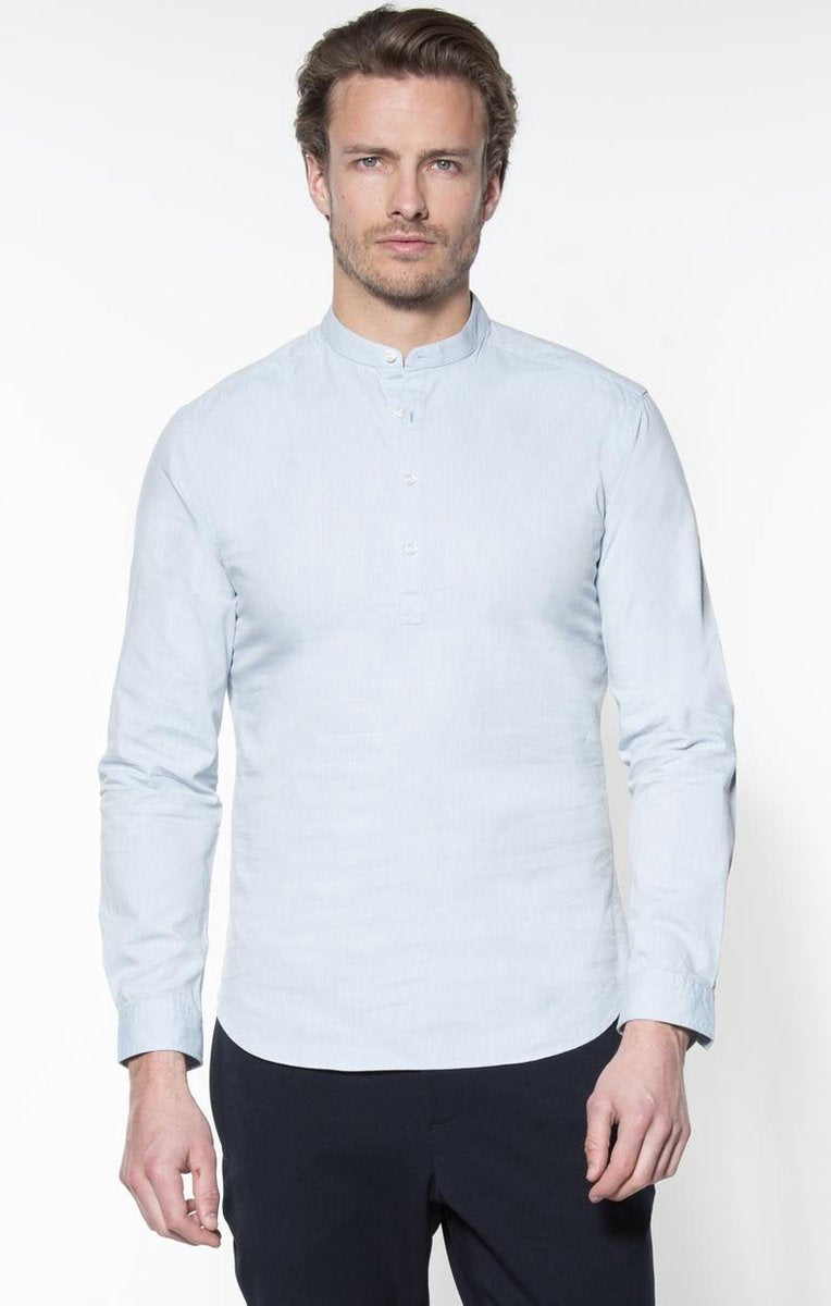 Victim Casual Overhemd Heren lange mouw