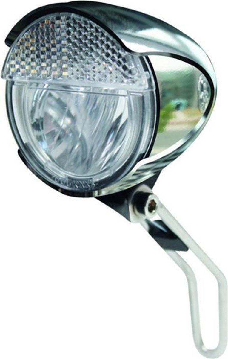 Trelock LS 583 Bike-i Retro koplamp zilver