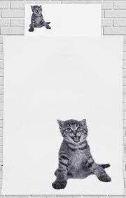 Dekbedovertrek Luna de Kat 100x135cm