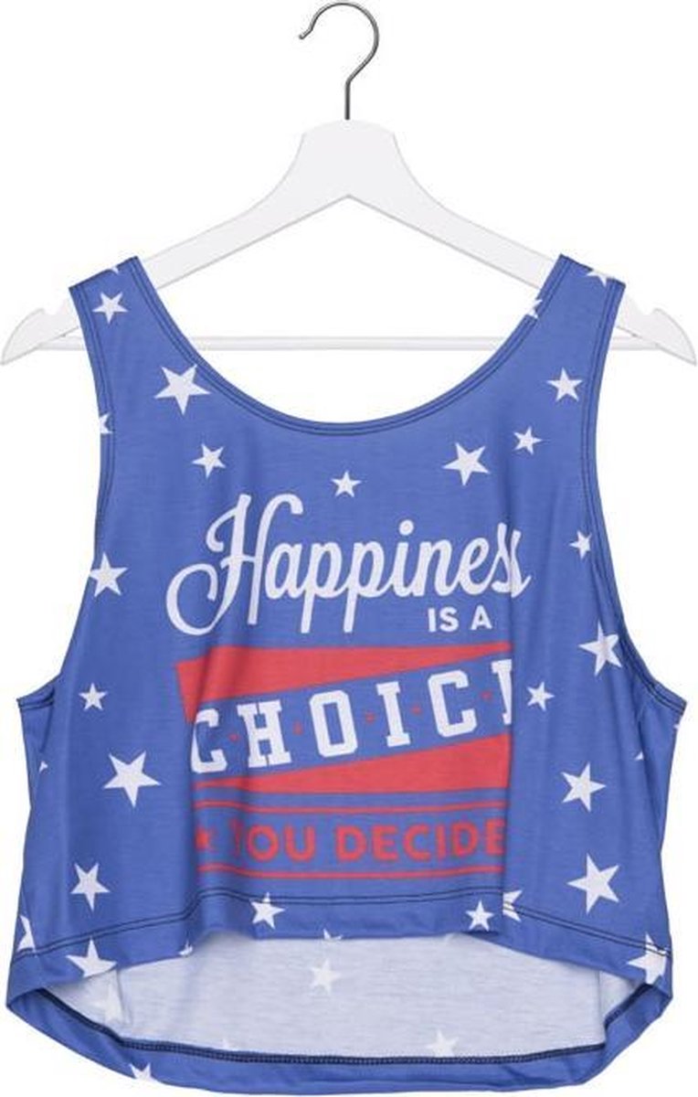 Zumprema - Happiness - Crop Top - Blauw