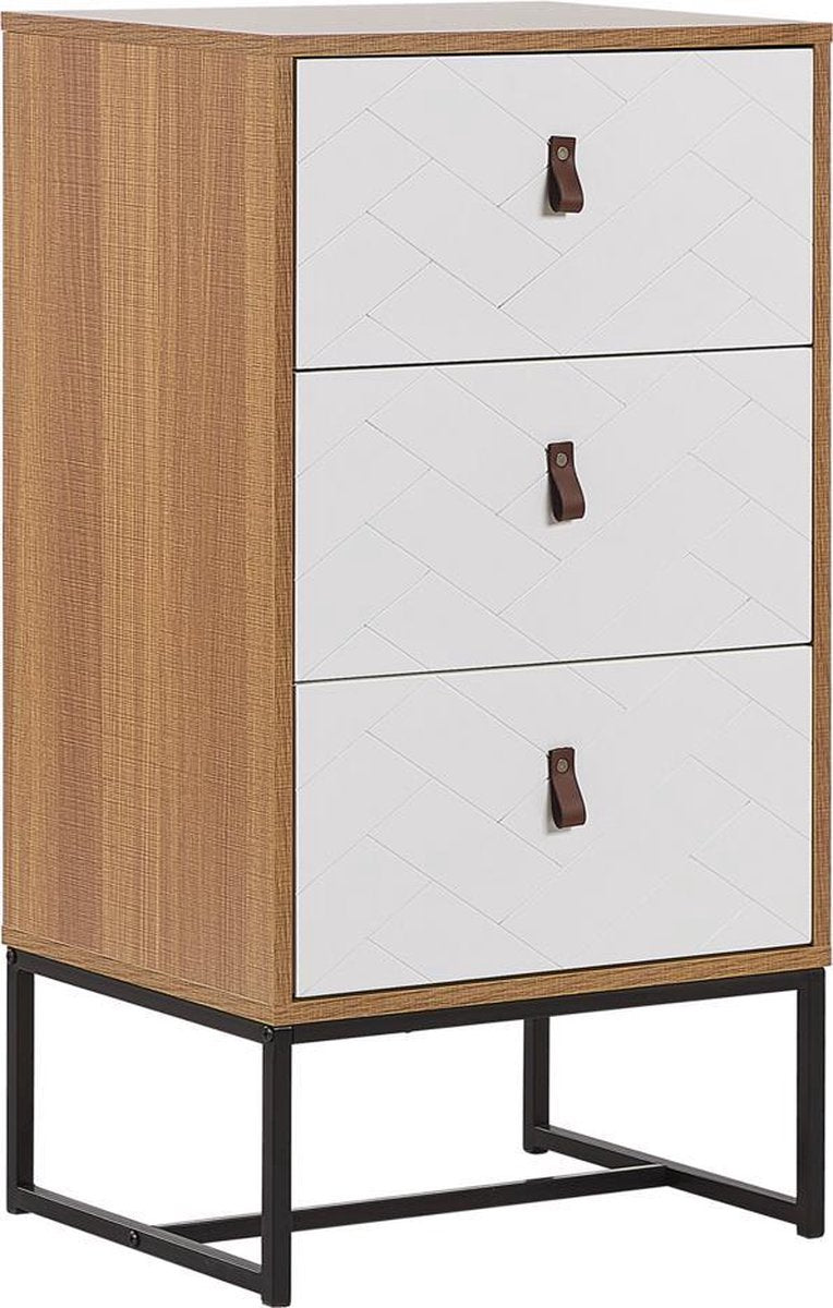 Beliani NUEVA - Dressoir - lichte houtkleur - MDF