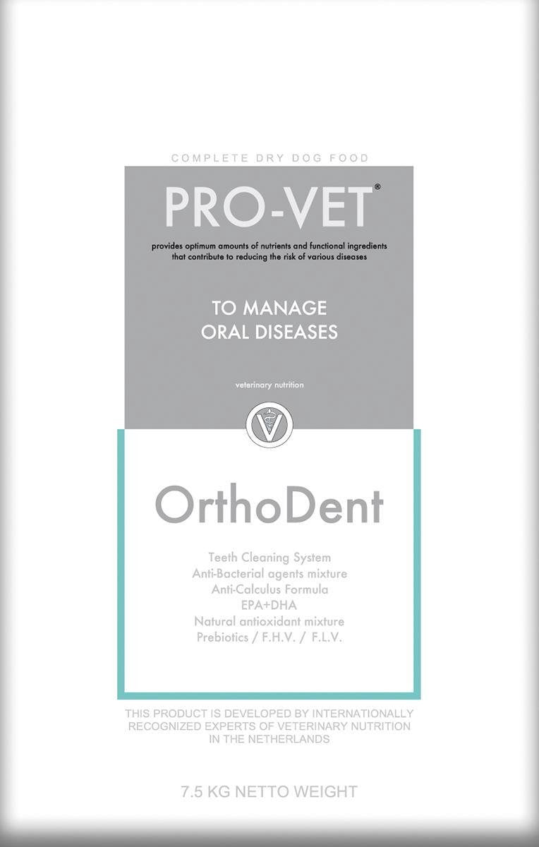 PRO-VET Dog - OrthoDent - Orale ziekten - tandplak - tandsteen