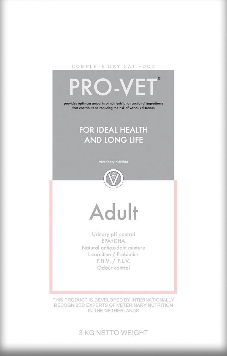ProVet Adult - Kat - Volledig droogvoer - 3 kg