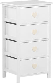 Beliani ZALAN - Dressoir - wit - paulowniahout
